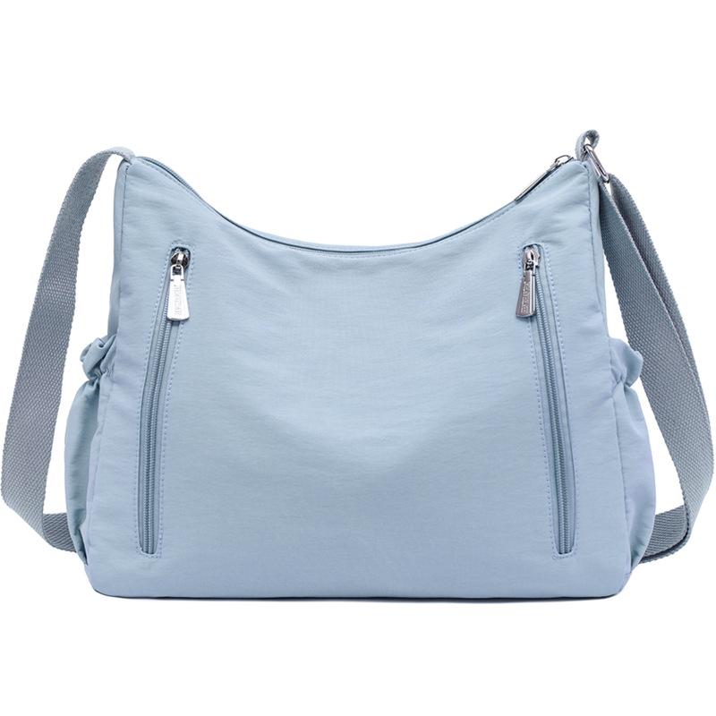 Large Capacity Nylon Bag Women's Shoulder Crossbody Bag Lightweight Commuter Tote Bag