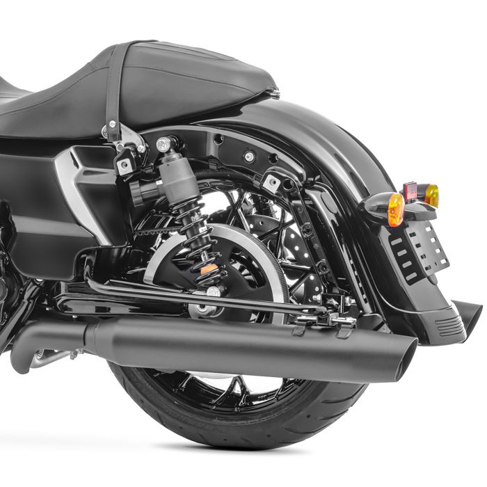 Garde-boue support arrière pour Harley Davidson Touring modèles 14-25 noir