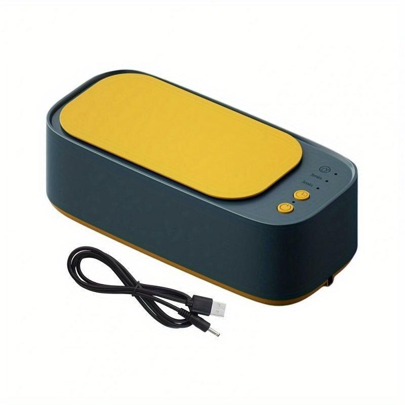 1pcs Portable Ultrasonic Cleaning Machine for Glasses and Jewelry  USB Charging, Household Cleaning Supplies
