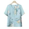Elegant Summer Thin Shirt for Elderly Women