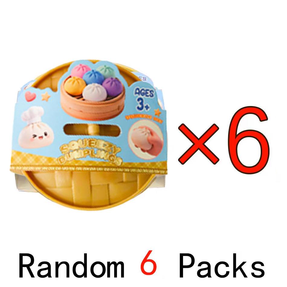 - Glitter Dumpling Squishy with Box Dumplings Sensory Squeeze Toy for Stress Relief Fans Gift