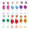 Penne Peluche Cartone Animato Struzzo Penne a Sfera in Plastica, Penna Divertente Autoportante, Punta 0,5 mm, Accessori Decorativi da Tavolo Scrittura Pelosa