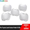 Side Door Handle Bowl Cover Trim For Toyota Land Cruiser Prado FJ120 2003 2004 2005 2006 2007 2008 2009 Steel Car Accessories