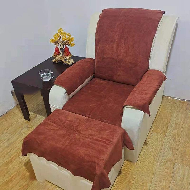 4 Stück/Set Pediküre Sofa Handtuch Fuß SPA Sofa Handtuch Kosmetikstudio Fußpolster Handtuch Massagesessel Laken Sauna Fußmassage Badetuch