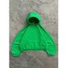 ZYLLO European and American Fashion Loose Hooded Solid Color Street Sports Top