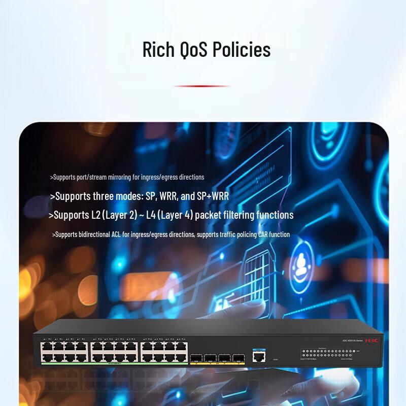 H3C RS5110-24T4MS 24-Port Gigabit Access Switch