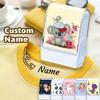 Aangepaste Handtekening Stempel, Gepersonaliseerde Cartoon Naam Stempel, Aangepaste Cartoon Patroon Handgeschreven Handtekening Stempel,