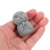 Mini soška Jizo Japonský Buddha Feng Shui Zenová zahradní dekorace Meditující mnich socha Domácí akvárium Dekorace do akvária