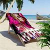 LADY GAGA Print Beach Towel, Large Soft Quick Dry Towel for Beach Camping Swimming