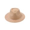 French Haute Simple Breathable Knitted Straw Hat Men's and Women's British Classic Fashion Versatile Jazz Style Panama Top Hat