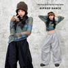 Trendig Street Dance Hip Hop Hoodie-set för Barn – Coolt Uppträdande-outfit för Pojkar & Flickor