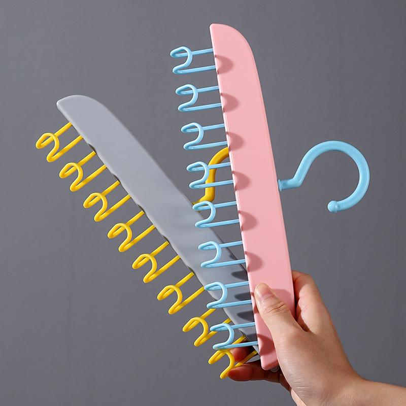 8 Hook Hanger Multi-functional Underwear Vest Storage Tool Home Student Dormitory Hook Traceless Drying Rack