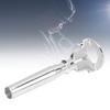 Trumpet Mouthpiece, Beginner-friendly, Silver-plated Brass.