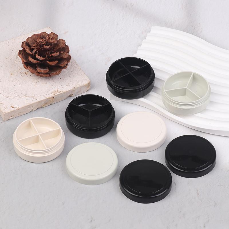 3/4 Grids Nail Patting Gel Empty Jar Glitter Nail Painted Polish Holder Case Packaging Box Manicure Uv Glue Organizer Plastic