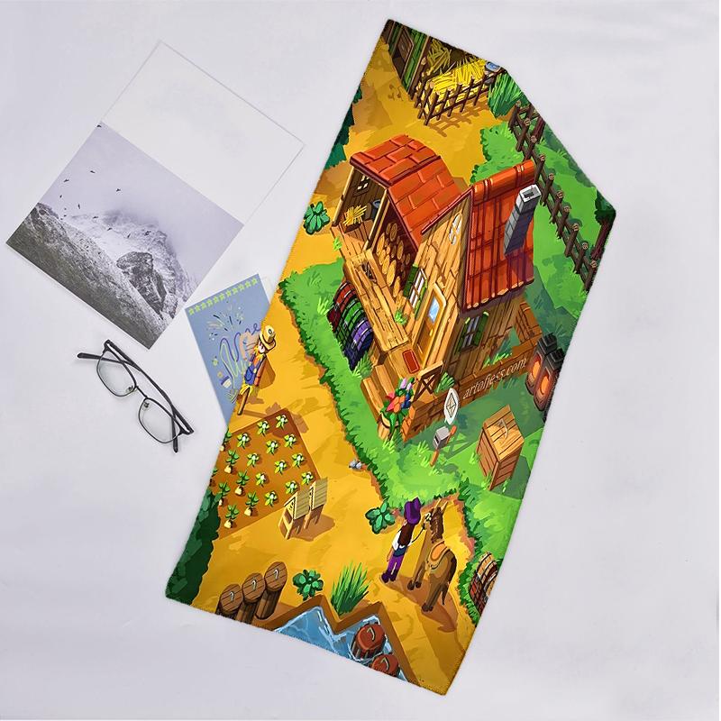 Stardew Valley Fashion Beach Towel: Ideal for Summer Adventures Soft, absorbent and quick drying suitable for swimming and bathing