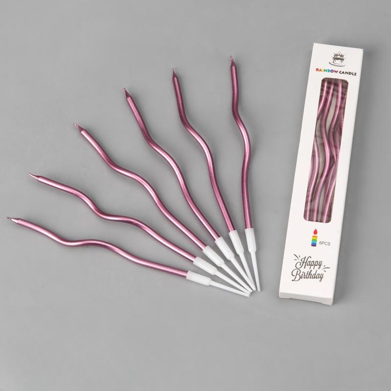 Ins Feng Birthday Candle Card Insert Digital Candle Photography Props Dessert Table Cake Decoration Photo