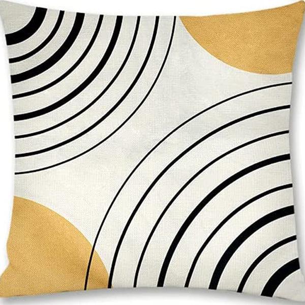 Popular Simple Abstract Geometric Pillow Case Nordic Morandi Home Sofa Car Cushion Cover