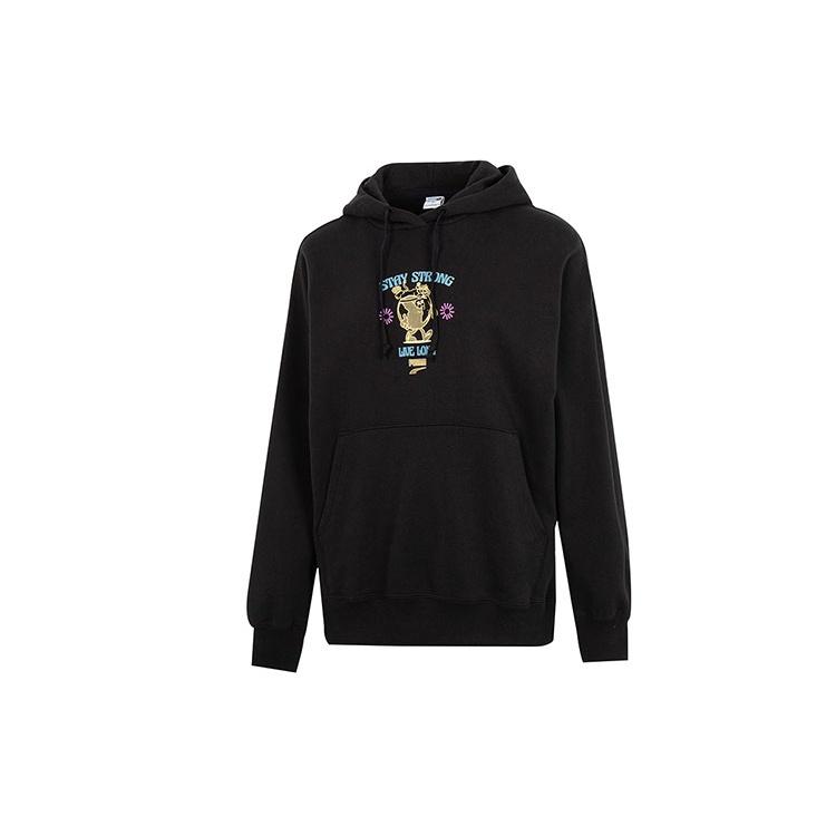 (WMNS) PUMA Oversized Graphic Hoodie Black Women s 537633-51 XS