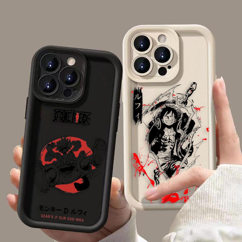 Comic One P-Piece Luffy Phone Case For Xiaomi POCO F8 F7 ULTRA F5 F4 F3 C40 M6 M7 X3 X4 GT X5 X6 X7 PRO TPU Case DIY Shell Cover