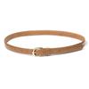 Halden (W) Crocodile Pattern Cowhide Leather Belt (T014_tan)