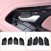 For Range Rover Evoque 2020-2026 ABS Carbon Fiber Car Door Inner Handle Bowl Decorative Stickers Car Interior Accessories