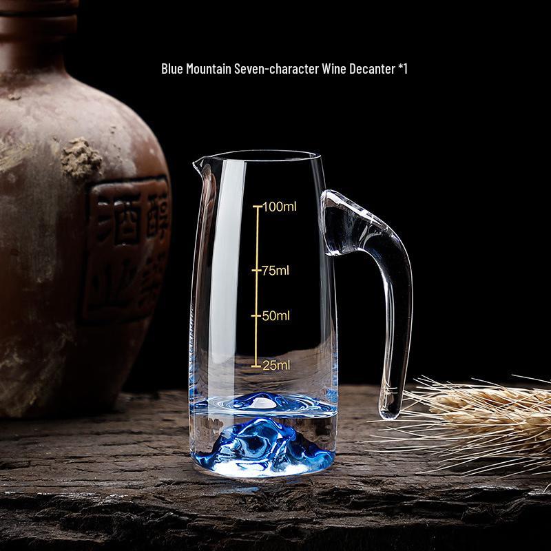 Ming Zhan Xuan European Gold Foil Glass Wine Decanter