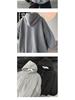 Men's Retro Wool Hooded High-Neck Sweater - Autumn/Winter Loose Fit Knitted Cardigan