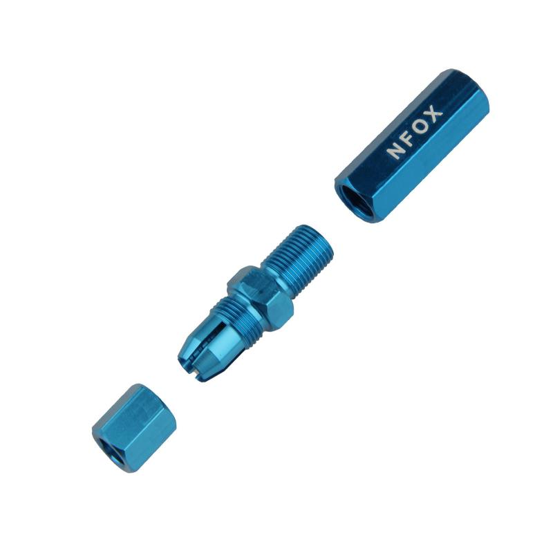Bicycle Hydraulic Disc Brake Oil Needle Pipe Repair Tool Bidirectional Threaded Joint Insertion Installation Connector