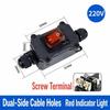 12V-24V Inline Power Cord Switch 30A Junction Box Auto Accessories Marine Rocker Switch