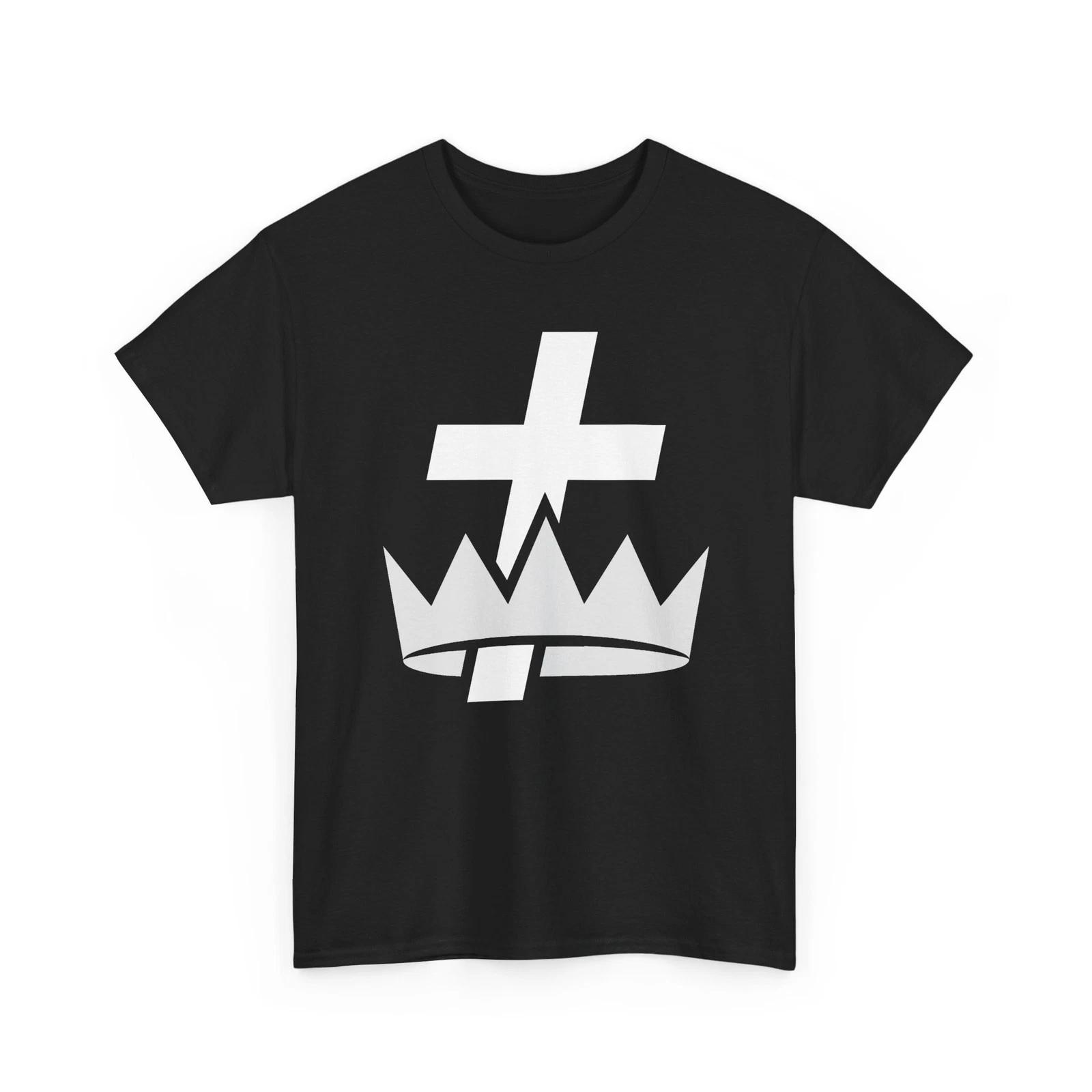 Cross and Crown Religion Jesus Christian Shirt Unisex Heavy Cotton TShirt 2XL