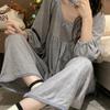 Girls' Sweet and Cute Lace Pajamas, Women's Spring and Autumn Bow Long-sleeved Trousers, Home Service, Can Be Worn Outside
