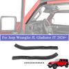 Front Door Waterproof Seals Rubber Strip For Jeep Wrangler JL Gladiator JT 2024 2025 Car Door Weatherstrip Parts Accessories