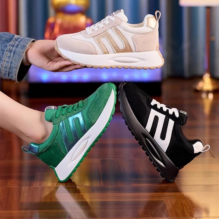 Platform dad shoes women's autumn new versatile feet small German training shoes outdoor mountaineering casual sports shoes casual shoes