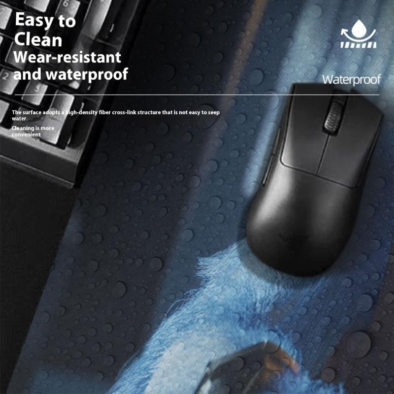 Übergroßes Mauspad für den Schreibtisch, geeignet für Aktienhandel und technische Analyse. Rutschfeste Gummibasis, leicht zu reinigende Oberflächen für Arbeitsbereiche.