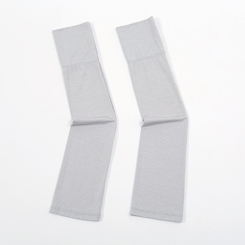 New Modal Cotton Arm Warmers For Women Girls Soft Solid Wide Edge Driving Sunscreen Long-Sleeved Summer Outdoor Riding Sleeves