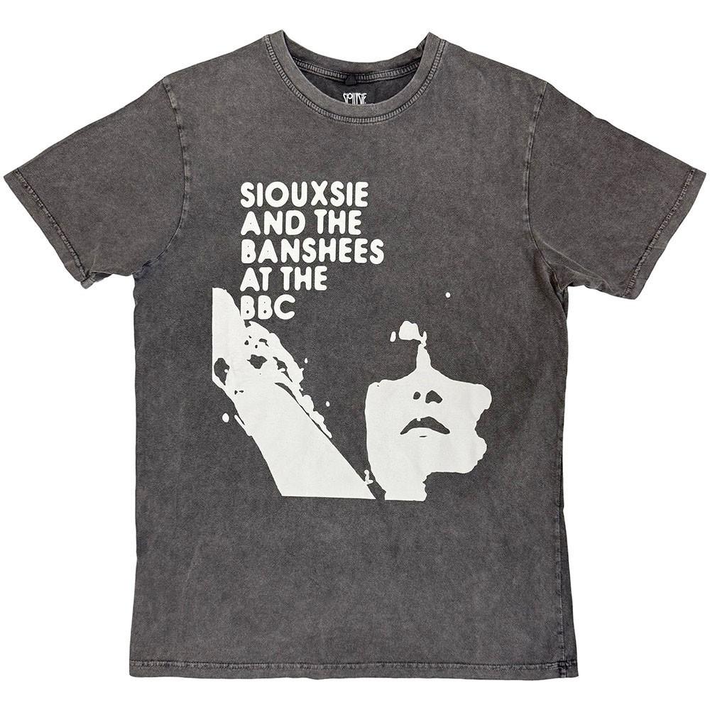Siouxsie & The Banshees - At The BBC- Charcoal Grey Stone Wash t-shirt XXXL
