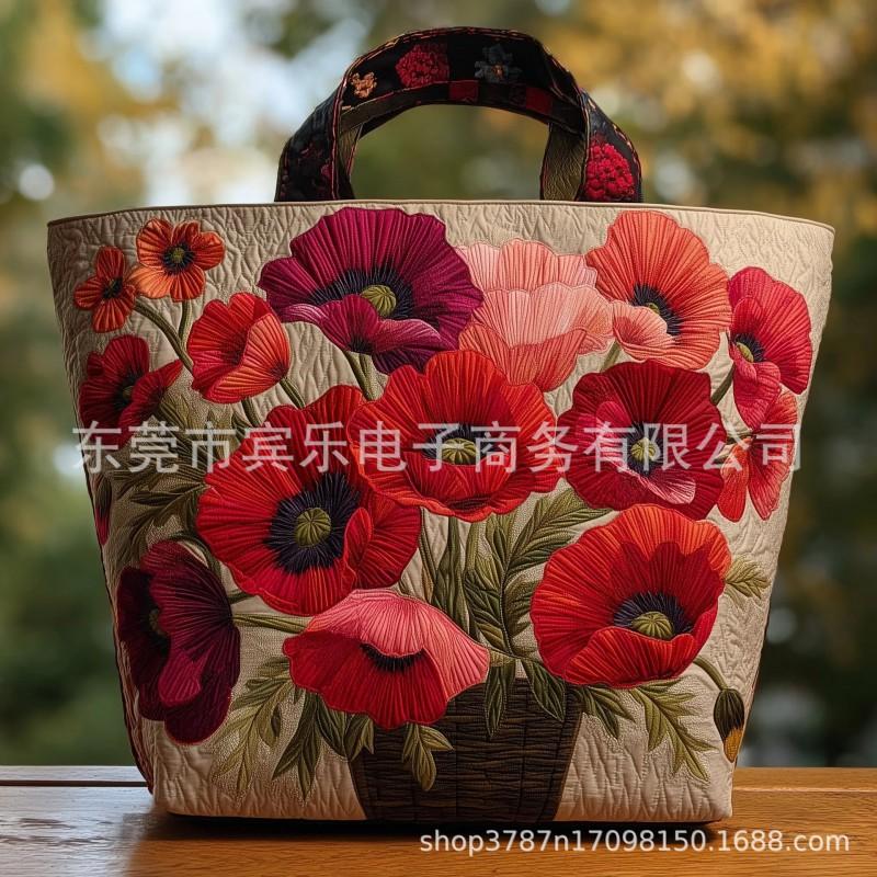 3D Printed Tote Bag Crossbody Women 600D Oxford Fabric Fashion Handbag