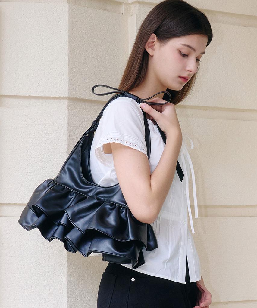 Alki Alka Rivv Ruffle Bag (Black)