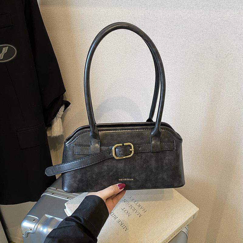 

Корейская универсальная ретро сумка под мышкой - Женская высококлассная осенняя 2025 сумка на плечо