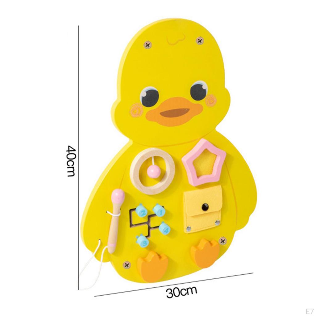 Busy Board Wall Toy Activity Install Girl Decor Gifts for Fine Motor Skills Toddlers Early