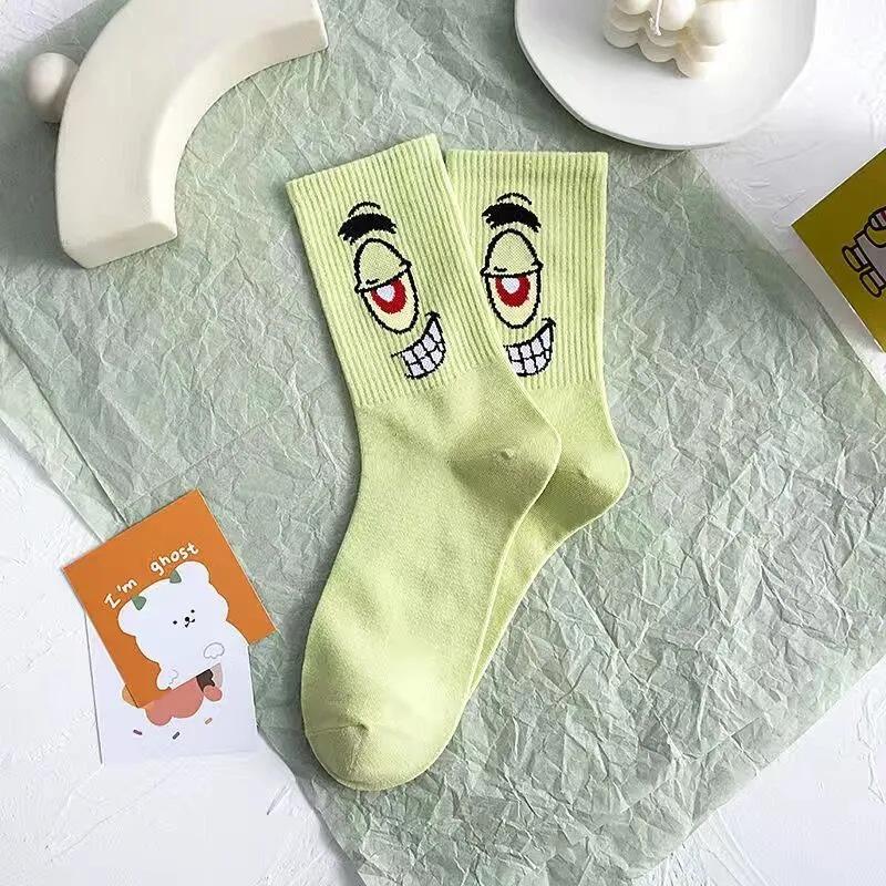 New Style Funny Anime Cartoon Character Socks Men Women Breathable Cotton Hip Suitable For Daily Wear