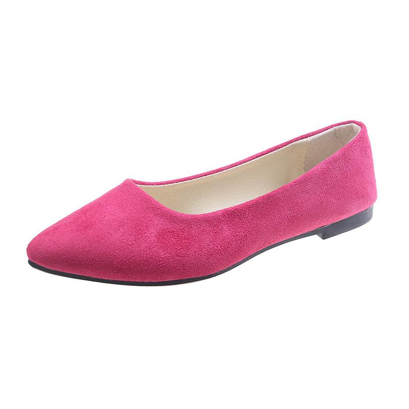 Moda damska Szpiczasty Nosek Mokasyny Baleriny Balet Casual Mieszkania Buty