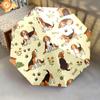1 PC Automatic Folding Umbrella - Cute Dog Pattern, Portable & Foldable Design with 8 Ribs, Christmas Birthday Gifts