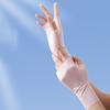 UV Protection Gloves, Ultra Thin Fingerless Sun Protection Gloves, Ice Silk Cooling Summer Gloves for Women Driving Commuting