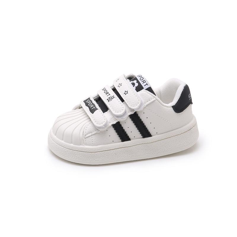 Baby Shell Head Shoes Spring and Autumn Casual Board Shoes Boys Baby Soft-soled Toddler Shoes Girls Sports Shoes Single Shoes