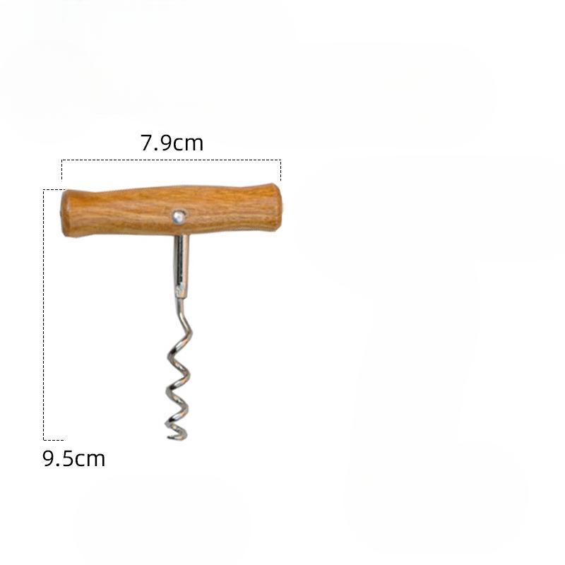 Деревянная открывалка для консервных банок Нож для консервных банок Многофункциональная открывалка для консервных банок Нож для консервных банок Открывалка для пивных бутылок Красное вино No. 454