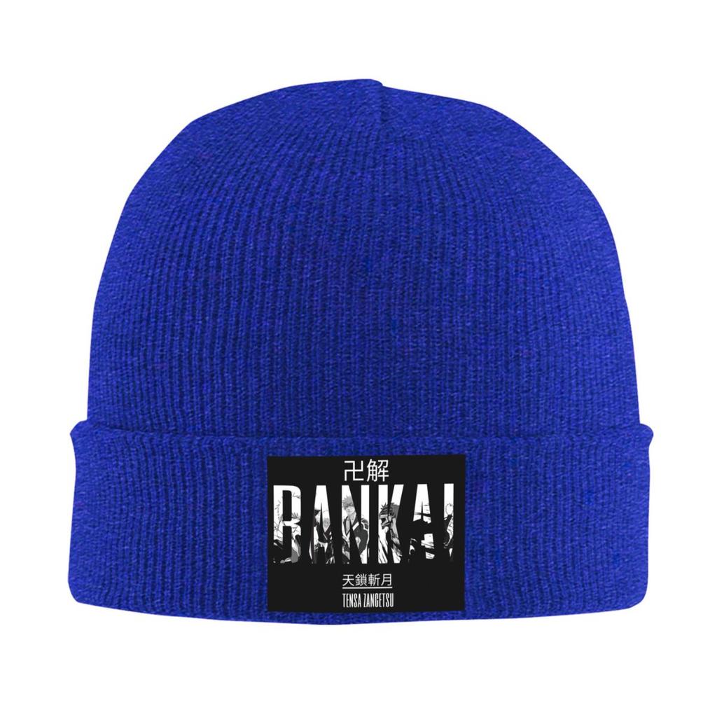 Bleach Manga Kurosaki Warm Knitted Cap Winter Knit Bonnet Hat Skullies Beanies Hip Hop Caps for Unisex
