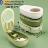 7-Day Round Petal Pill Box: Compact 7-Grid Medicine Organizer for Travel