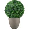 Multi-Size Artificial Green Grass Ball Green Purple Greenery Plants Ball  Indoor Outdoor