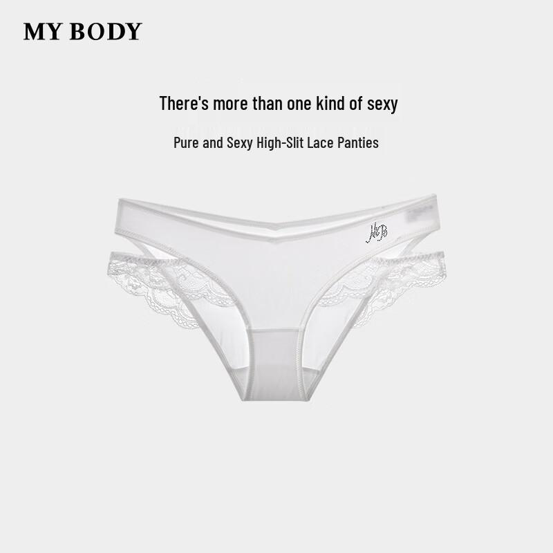 mybody Women's Leopard Print Lace Briefs